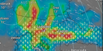 Stuhi të fuqishme në disa pjesë të Ballkanit dhe Evropes!