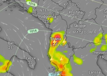 Zonat ku sot dhe për fundjavë ka probabilitet më të lartë për stuhi të izoluara shiu!