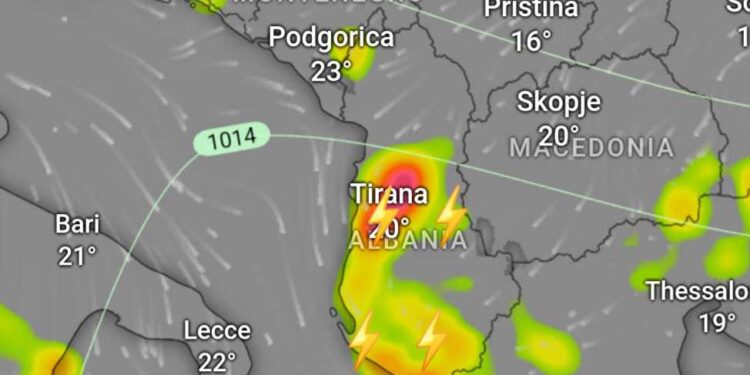 Zonat ku sot dhe për fundjavë ka probabilitet më të lartë për stuhi të izoluara shiu!