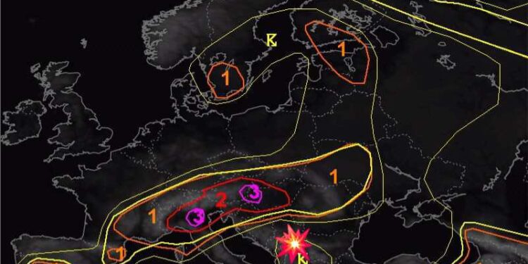 Instituti Evropian për monitorimin e stuhive të forta lëshon alarm për disa vende evropiane!