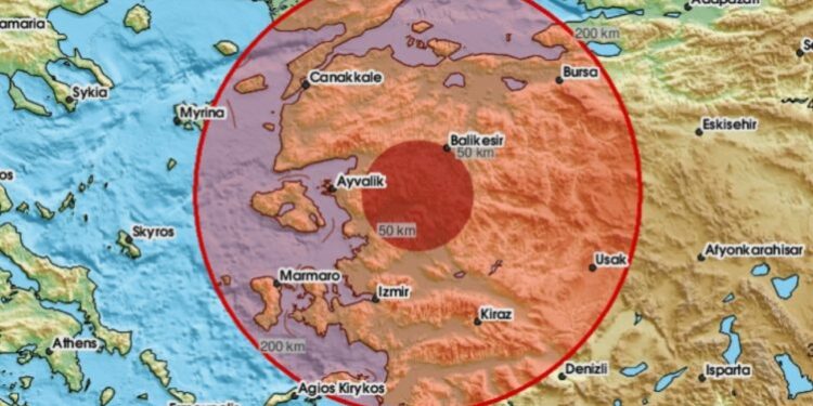 Tërmet i fortë në Turqi, është ndjerë deri në ishujt Egje