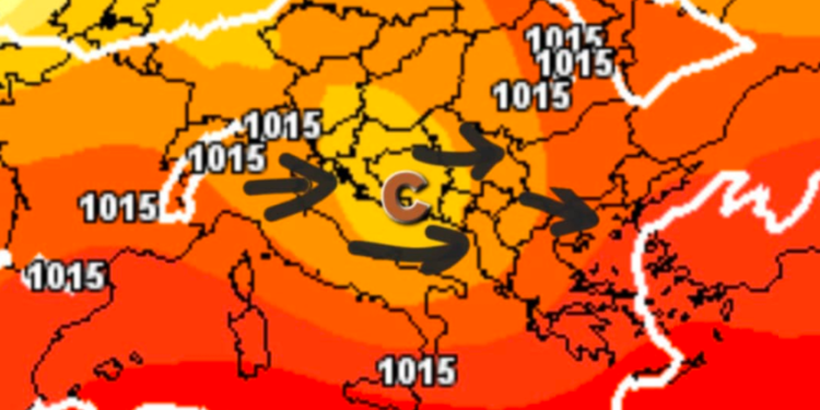 Cikloni “italian” zhvendoset në drejtim të viseve tona dhe juglindjes!