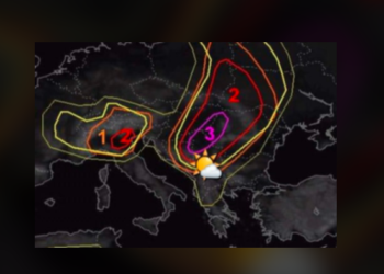 Estofex tregon për stuhitë e forta potenciale në Ballkan!