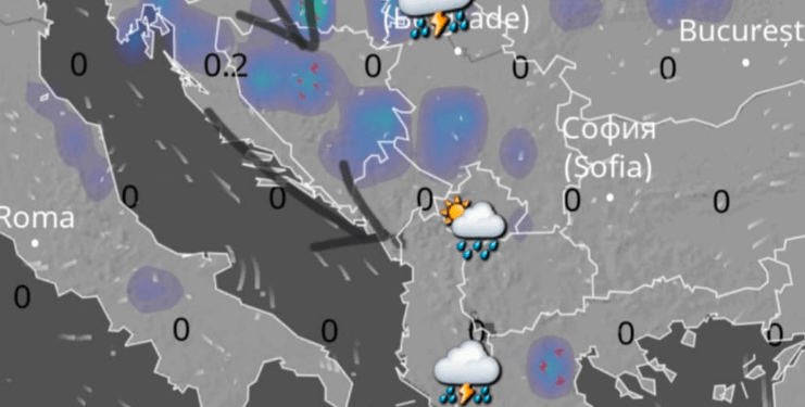 Mbetjet e frontit të dobët, të ftohtë ajror mund të shkaktojnë ndonjë stuhi të izoluar!