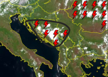 Gjendja aktuale sinoptike, stuhi të forta fillojnë në Ballkan!