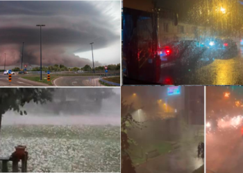 Stuhitë e forta përfshijnë Ballkanin: Pamje nga Sllovenia, Kroacia e Serbia