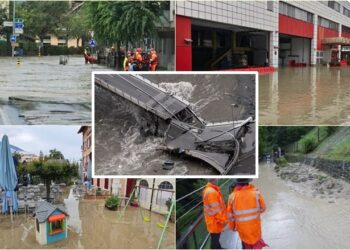 U regjistruan mijëra vetëtima – reshje të mëdha shiu dhe erëra të fuqishme në kantonin zviceran