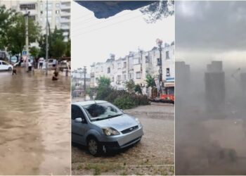 Qyteti turk i Adanas u godit nga një stuhi e fortë, shikoni pamjet