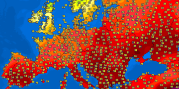 Temperaturat sot në Evropë dhe Ballkan!