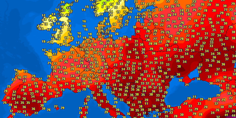 Temperaturat sot në Evropë dhe Ballkan!