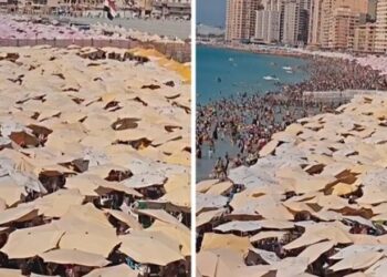 Video e plazheve egjiptiane që po lë pa fjalë njerëzit