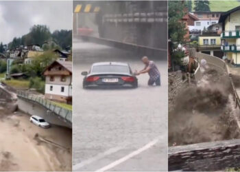 Reshje të mëdha shiu: Austria nën ujë, përmbyten edhe pjesë të Vjenës