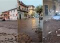 Shirat e dendur dhe përmbytjet shkaktojnë dëme të mëdha në disa pjesë të Italisë – pamjet tregojnë kaosin e krijuar