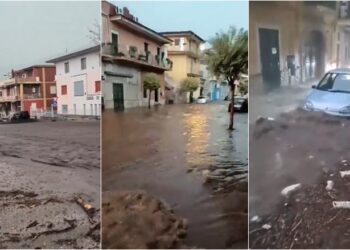 Shirat e dendur dhe përmbytjet shkaktojnë dëme të mëdha në disa pjesë të Italisë – pamjet tregojnë kaosin e krijuar