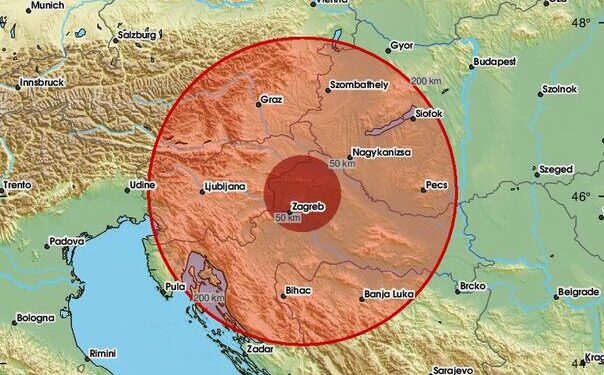 Tërmeti godet Kroacinë