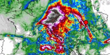 Formohet “Cikloni Gjenovian”, reshje të dendura bore në Alpe, sasi e madhe shiu në pjesë të Evropes e Ballkanit!