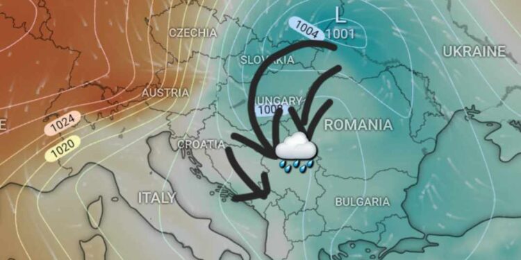 Cikloni i fuqishëm merr “kthesë” të pazakontë!