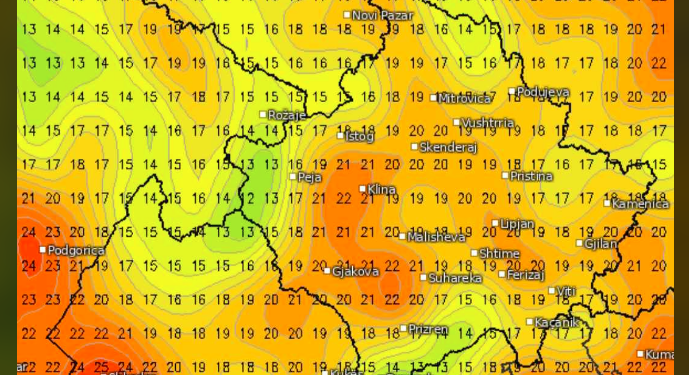 Moti nesër dhe ditëve në vazhdim! (21.09.2024.) E Shtunë