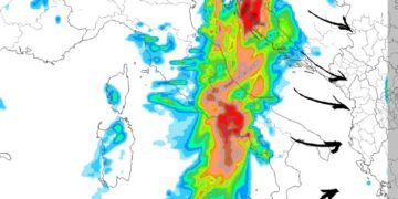 Afrohet ndryshimi i motit, dy ciklogjeneza në Adriatik!