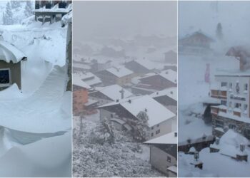 Si stuhitë e borës së shtatorit i shndërruan një pjesë të Alpeve në “një botë të çudirave të dimrit”