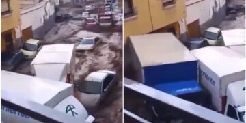 Pamje dramatike nga përmbytjet në Poloni – shembet diga, uji merr gjithçka para