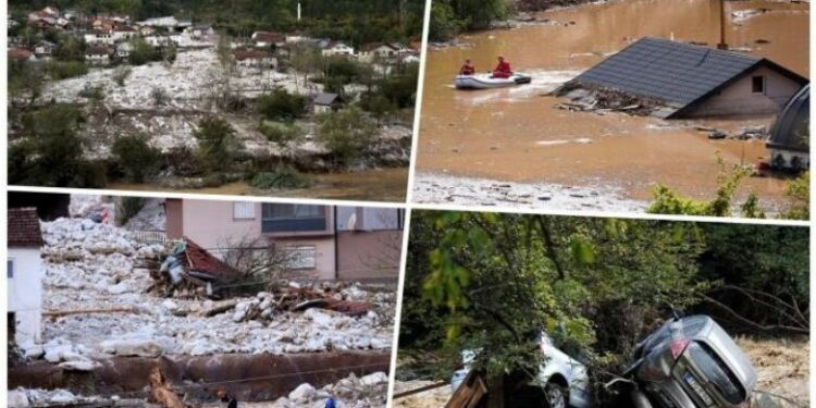 Rritet numri i viktimave nga përmbytjet në Bosnjë, shumë të tjerë të zhdukur