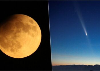 Spektakël në qiell: Sonte superhëna më e ndritshme dhe “kometa e shekullit”