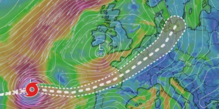 Ish-Uragani Kirk, i afrohet Evropes!