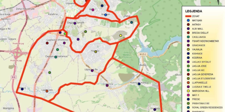 IKSHPK thirrje që uji nga Badovci të mos përdoret për pije, harta e zonave që furnizohen nga ky liqen