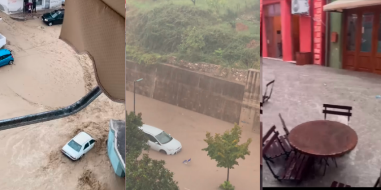 Situatë alarmante nga reshjet e shiut në Vlorë