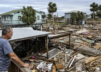 Tri imazhe tregojnë fuqinë shkatërruese të uraganit Milton