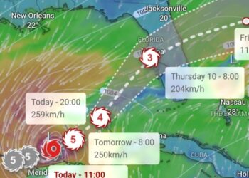 Uragani “Milton” për disa orë nga Kategoria 1 kalon në kategorinë 5, niset drejt Floridës!