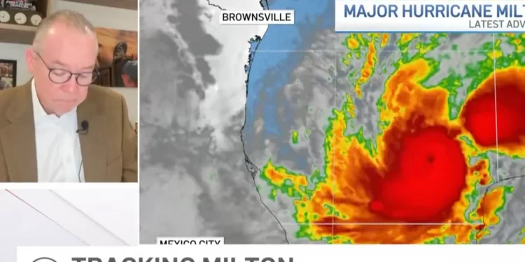 Meteorologu amerikan shpërthen në lot teksa raporton për fuqinë e uraganit “Milton”