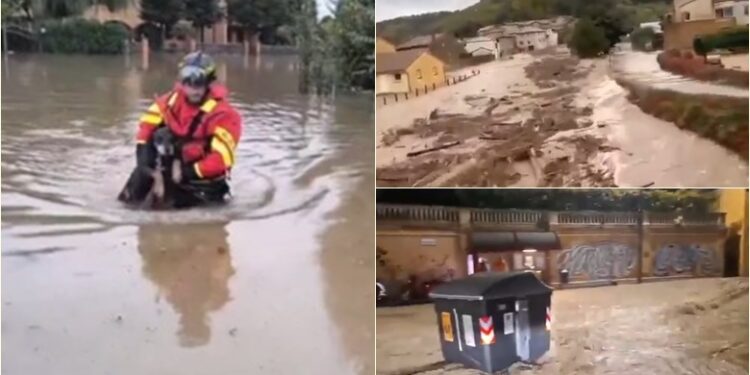 Italia dhe Franca godtien nga përmbytje të mëdha – pamje që tregojnë kaosin e krijuar