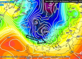 Atlantiku “premton” reshje të dendura shiu e bore në Evropë dhe pjesë të Ballkanit!