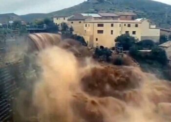 Shikoni pamjet: Diga dymijë vjeçare romake shpëtoi qytetin spanjoll nga përmbytja e madhe