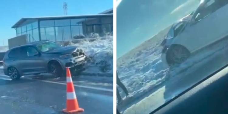 Dy aksidente trafiku në orët e mëngjesit në magjistralen Prishtinë-Pejë