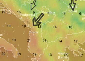 Afrohet një front i ftohtë ajror!