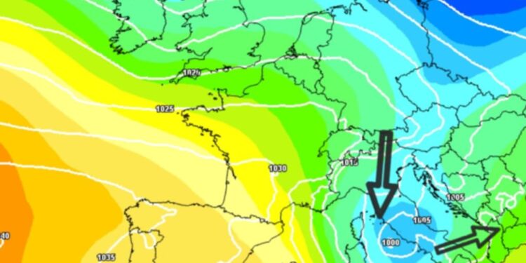Vjen cikloni, stuhi të forta në pjesë të Ballkanit, reshje edhe në viset tona!
