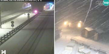 Stuhi e fortë bore në Kroaci dhe Bosnjë, bllokohen rrugët