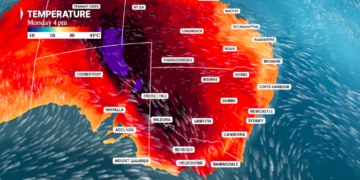 Australia përfshihet nga vala e të nxehtit ekstrem, priten temperatura deri në 45 gradë