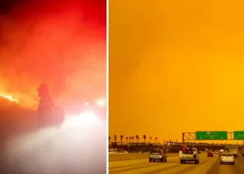 Qielli bëhet portokalli, shpërthejnë sërish zjarret në Los Angeles – autoritetet kërkojnë evakuim të menjëhershëm