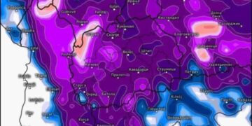 Vijnë reshjet intensive të borës në gati të gjitha viset tona!