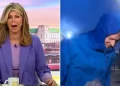 Duke raportuar në mes të stuhisë katastrofike, gazetari britanik përballet live me erërat tejet të forta