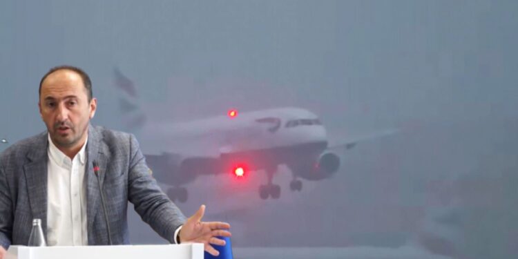 Anulimi i fluturimeve në Aeroportin e Prishtinës, ministri Aliu del me sqarime