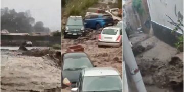 Uji del nga brigjet në Messina të Italisë, banorët të bllokuar në shtëpi – publikohen pamjet e dëmit