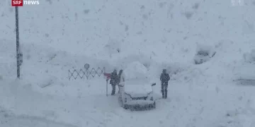 Autoritetet bëjnë thirrje për vigjilencë pas reshjeve të mëdha të borës në jug të Zvicrës