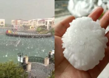 Erërat e fuqishme dhe breshri godasin Kinën – pamje nga stuhia e fortë