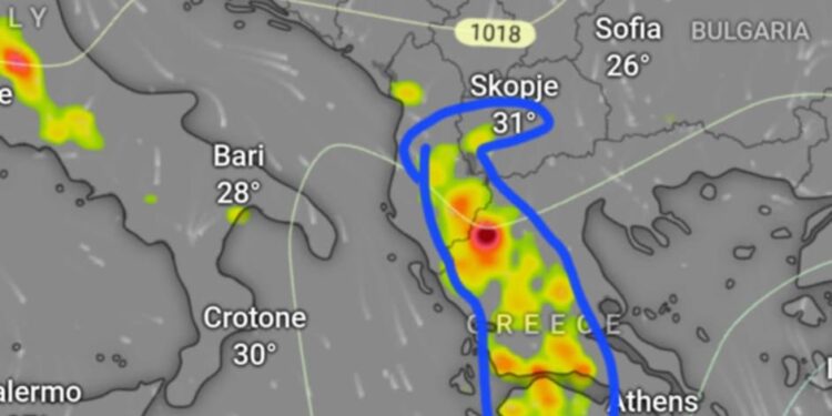 Gjendja e fundit sinoptike, vazhdon dominimi anticiklonik me disa jo-stabilitete lokale!
