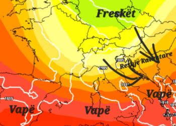 Fuqizim i vapës, por kemi disa sinjale për freskim të motit dhe reshje kalimtare!